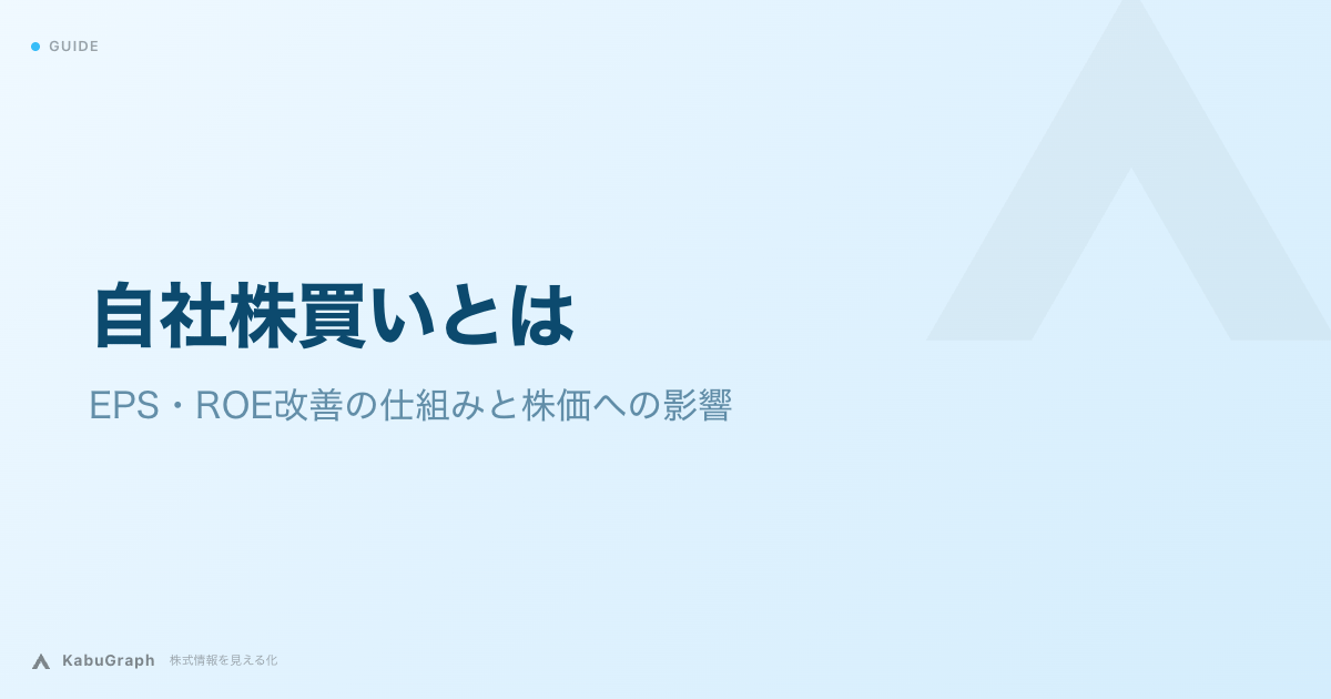 自社株買いとは｜EPS・ROE改善の仕組みと株価への影響