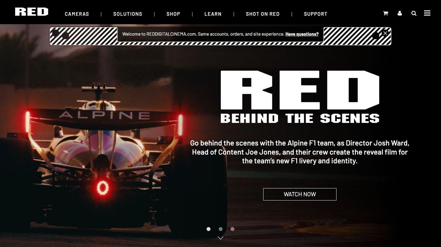 RED Digital Cinemaの公式サイト（業務用シネマカメラ）